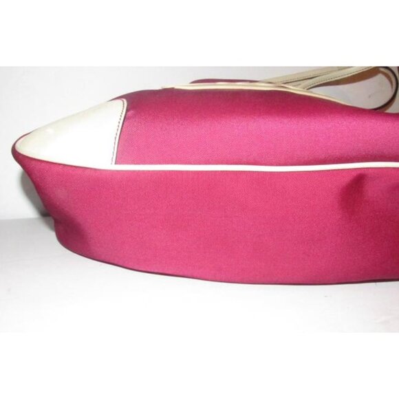 Gucci Bag "Boulevard" Pink Satchel Bubblegum Canvas Leather Tote w Logo - Picture 6 of 11